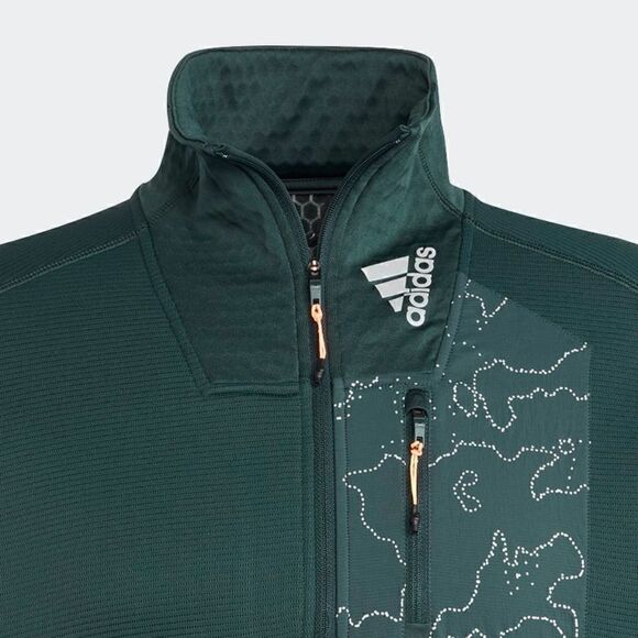 Adidas X-City Cold Ready Running Jacket Sweatshirt Men's S Green Black HF6384 - Picture 2 of 16